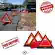 14601 Deflecto Early Warning Road Safety Triangle Kit Reflective 3 Pack Sign Emergency Signals 718913314601 14601 Deflecto Early Warning Road Safety Triangle Kit Reflective 3 Pack Sign Emergency Signals 718913314601