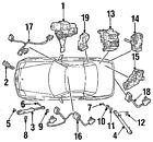 170-820-12-10 Mercedes-benz 1708201210 Genuine Oem Switch