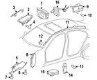 171-464-09-18 Genuine Oem Clockspring