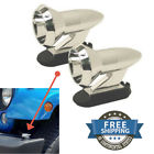 17381 Custom Accessories Chrome Deer Wildlife Alert Warning Horns 799804064768