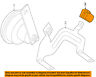 1k0971739b Volkswagen Vw Oem Jetta Alarm Clip