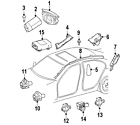207-860-40-02-9116 Genuine Oem Driver Inflator Module 207-860-40-02-9116 Genuine Oem Driver Inflator Module