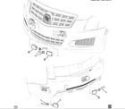 22971863 Gm New Oem Short Range Radar Sensor Part
