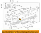 23276807 Gm Oem Rear Bumper-park