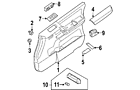 25570-eg01c Nissan Genuine Oem Mirror Switch