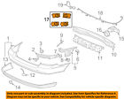 30772062 Volvo Oem Rear Aid Reverse Sensor Retainer Kit 30772062 Volvo Oem Rear Aid Reverse Sensor Retainer Kit