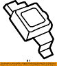 3f2z15k866ab Ford Oem Parking Backup Back Up Reverse Module 3f2z15k866ab Ford Oem Parking Backup Back Up Reverse Module