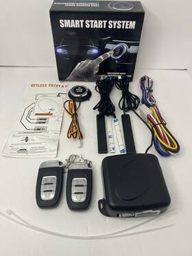 3t6b 696394804746 Passive Keyless Entry Car Alarm System Pke Engine Starter Push Button Vehi