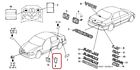 42762-s84-a10 Honda Placard Specification Usa Genuine Accord