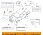 45178aj000 Subaru Oem 15-16 Legacy