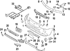 51-11-7-338-513 Bmw Genuine Oem Bezel