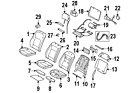52-10-9-117-546 Bmw Genuine Oem Seat Cushion Pad 52-10-9-117-546 Bmw Genuine Oem Seat Cushion Pad
