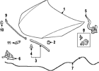 53510-02500 Toyota 5351002500 Genuine Oem 53510-02500 Toyota 5351002500 Genuine Oem