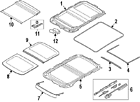 54-10-7-379-618 Mini Genuine Oem Sunshade 54-10-7-379-618 Mini Genuine Oem Sunshade