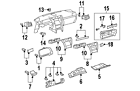 55402-50140-a2 Lexus Genuine Oem Lower Clmn Cover