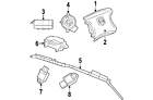 56049795-ae Chrysler Genuine Oem Clockspring