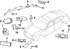 56054085-aa Chrysler Genuine Oem Side Impact Sens