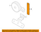5g0951107 Volkswagen Vw Oem Gti Alarm Horn Clip