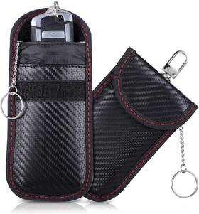 622382 1 705353302510 2 Pack Faraday Pouch For Car Keys Key Fob Protector Security Protec
