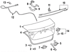 64600-06041 Toyota 6460006041 Genuine Oem 64600-06041 Toyota 6460006041 Genuine Oem
