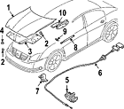 65470-zk30a Nissan 65470zk30a Genuine Oem