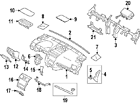 66040va010 Subaru Genuine Oem Instrument Panel