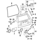 68907-0w091 Toyota 689070w091 Genuine Oem
