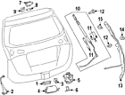 68920-09015 Toyota Genuine Oem Lift Cylinder