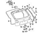 69350-0e033 Lexus Genuine Oem Lock Assy