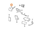 6c3z-25043b13-aaa Motorcraft Ford Genuine Oem Driver Side Inflatable Restraint