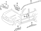 73990-60030-a1 Lexus Genuine Oem Knee Air Bag