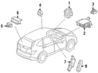 77930-t0a-a11 Honda Genuine Oem Ft Impact Sensor