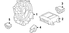 77960-t2a-a02 Honda Genuine Oem Control Module