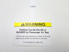 78527-s04-a81 78527-s04-a82 Honda Tag Passenger Saftey Safety Genuine