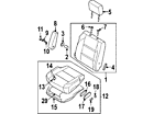87650-zr52c Nissan Genuine Oem Seat Back Assy 87650-zr52c Nissan Genuine Oem Seat Back Assy