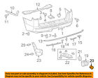 893480e010a0 Toyota Oem Highlander Rear
