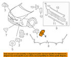 8934847040j0 Toyota Oem Prius Front Sensor Retainer Right