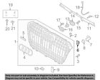 8w0919268e Audi Front Bumper Grille Badge Name Plate Bracket Right