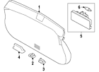 90900-4ba0a Nissan Genuine Oem Lower Trim Panel