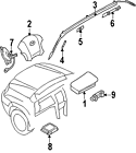 93490-2e201 Kia Genuine Oem Clockspring