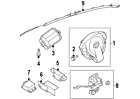 98510-et09b Nissan Genuine Oem Driver Inflator Module