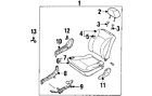 9k2na-88130752 Kia Genuine Oem Seat Back Assy