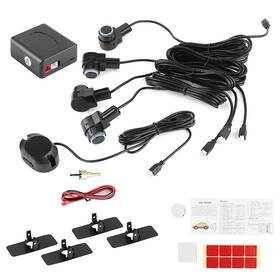 Akozondf4org6219 Akozon Parking Assistance System With 4 Sensors And Buzzer Alert For Safe Reversing