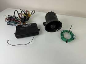 Alpine Sec-8027 Mobile Security System With Siren 1998 Vintage Untested Alarm