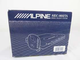 Alpine Sec-8028a Mobile Security System Sec-8027a Alarm Car Automotive Remote