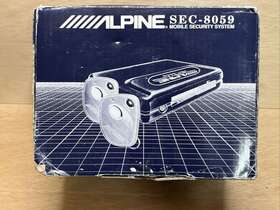 Alpine Sec-8059 Vintage Mobile Security System Car Alarm Old School