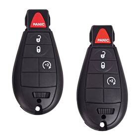Repgq4-53t Amicarep Key Fob Two Keyless Entry Remote Control Car Keys 4 Button Smart 433mhz C