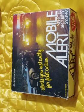 49-491a Archer Vintage Mobile Alert Vehicle Security System J47