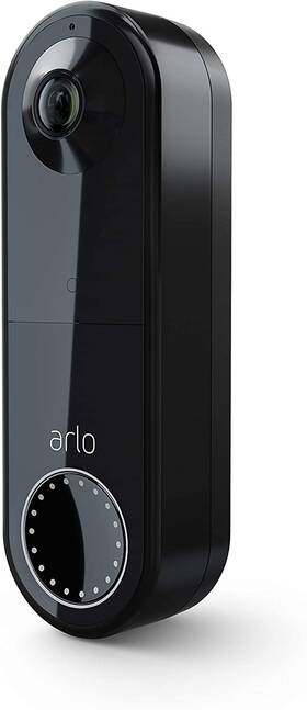 B0bfjsd5pv Arlo Essential Wire-free Video Doorbell Hd 180 View Night Vision Battery Op