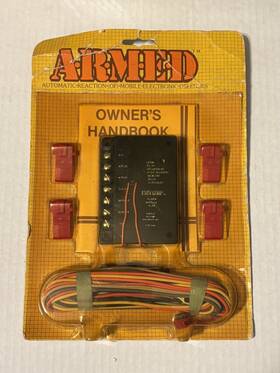 Al3b Armed Car Alarm System Automatic Reaction Of Mobile Electronic Defenses Vintage